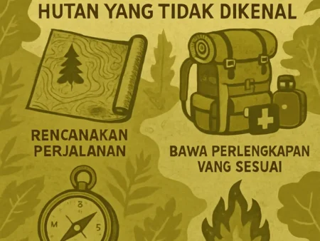 Tips Agar Tetap Aman Saat Berpetualang di Hutan yang Tidak Dikenal
