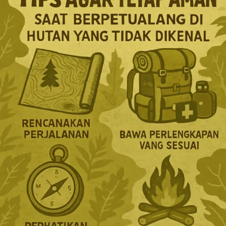 Tips Agar Tetap Aman Saat Berpetualang di Hutan yang Tidak Dikenal