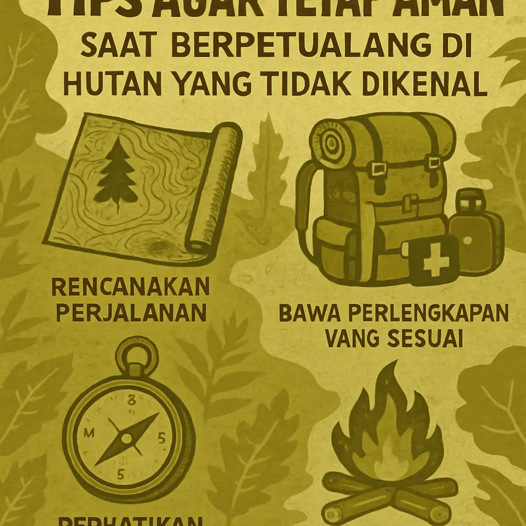 Tips Agar Tetap Aman Saat Berpetualang di Hutan yang Tidak Dikenal