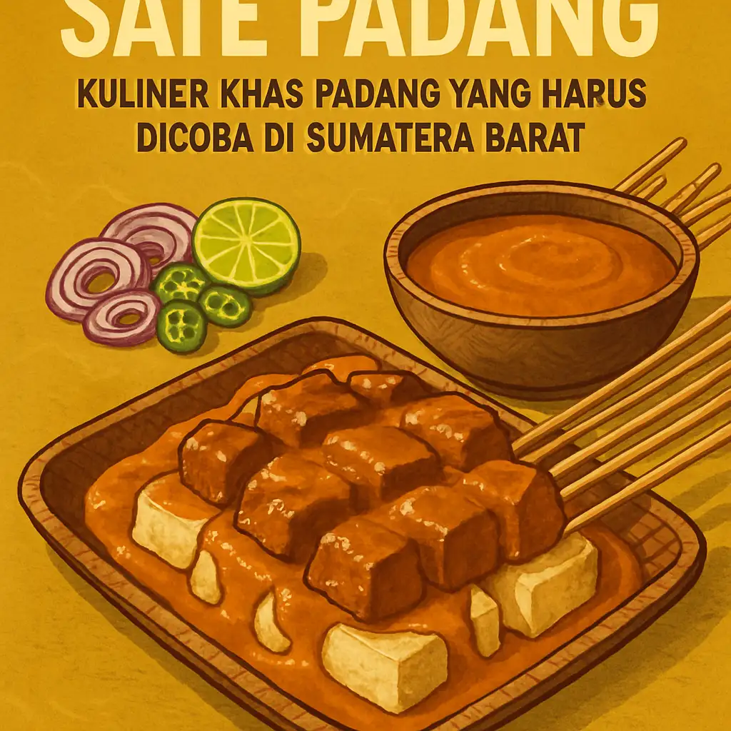 Cicipi Sate Padang: Kuliner Khas Padang yang Harus Dicoba di Sumatera Barat