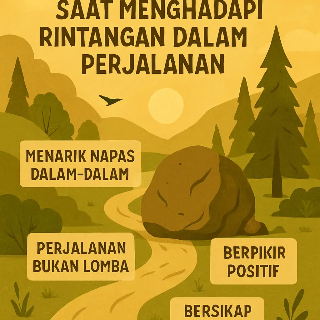 Tips Agar Tetap Tenang Saat Menghadapi Rintangan dalam Perjalanan