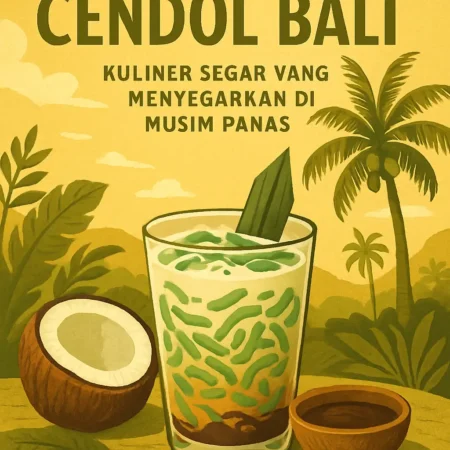 Nikmati Cendol Bali: Kuliner Segar yang Menyegarkan di Musim Panas