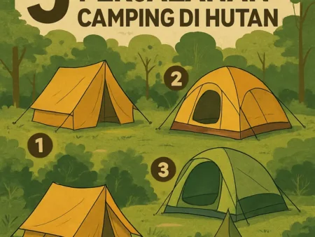 5 Rekomendasi Tenda untuk Perjalanan Camping di Hutan